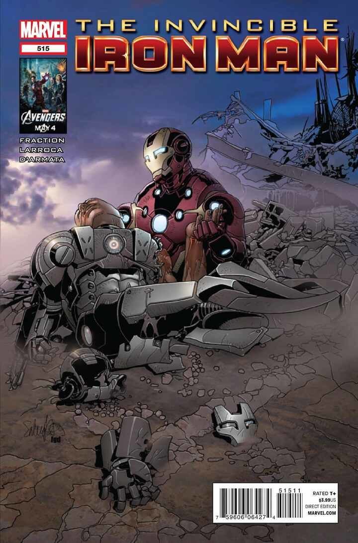INVINCIBLE IRON MAN #515 (2012) SALVADOR LARROCA COVER
