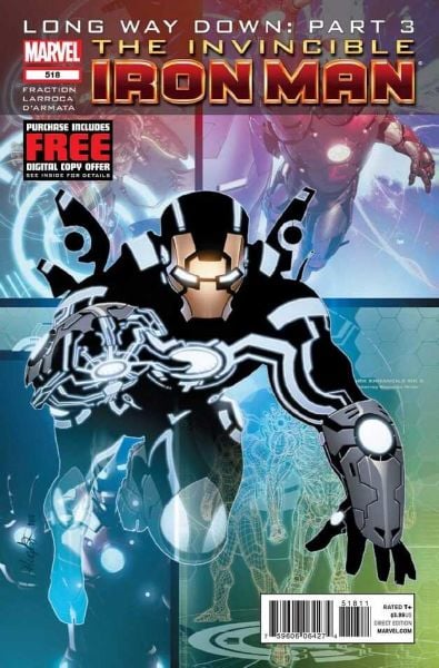 INVINCIBLE IRON MAN #518 (2012) SALVADOR LARROCA COVER