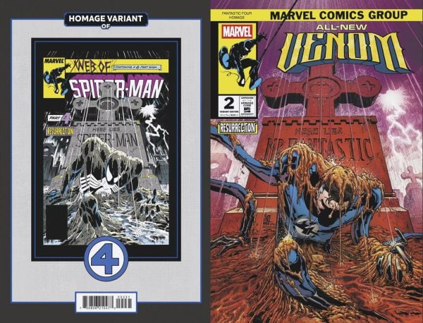 ALL NEW VENOM #2 CAMUNCOLI FANTASTIC FOUR HOMAGE VAR