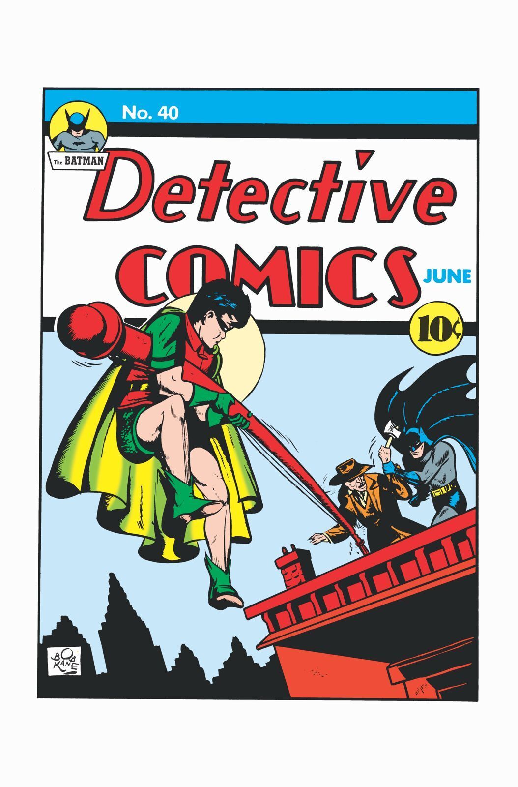 DETECTIVE COMICS #40 FACSIMILE EDITION CVR B BOB KANE FOIL VAR