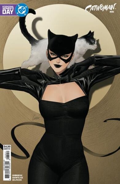 CATWOMAN #85 CVR E LESLEY LEIRIX LI INTERNATIONAL WOMEN’S DAY CARD STOCK VAR