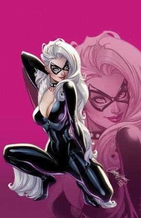 BLACK CAT #1 J. SCOTT CAMPBELL JUST SPECTACULAR COLLECTION VIRGIN VARIANT[1:100] NM-