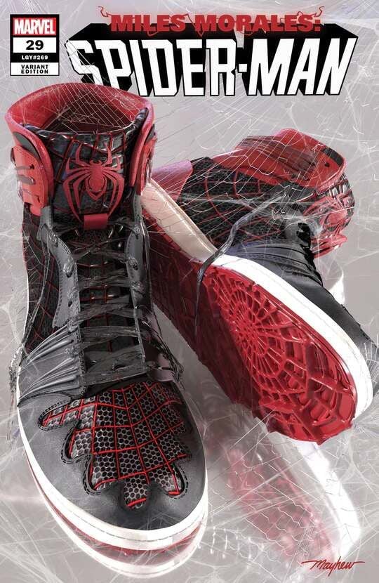 MILES MORALES #29 MIKE MAYHEW SNEAKER COLLECTION EXCLUSIVE TRADE VARIANT