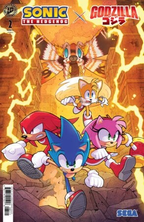 Sonic the Hedgehog x Godzilla #2 Cover A (Lawrence) - PRE ORDER
