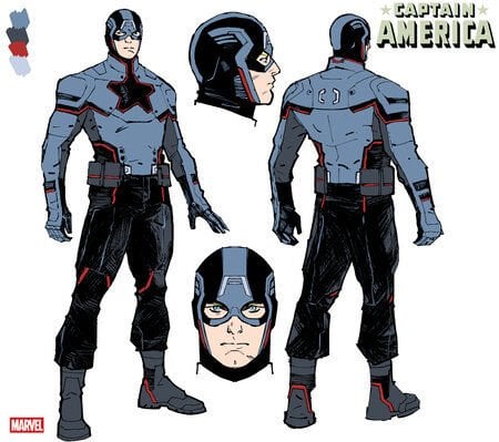 CAPTAIN AMERICA #2 VALERIO SCHITI DESIGN VARIANT 1:10