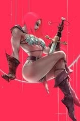 Savage Red Sonja #1  Ivan Tao Exclusive Variant Opt.