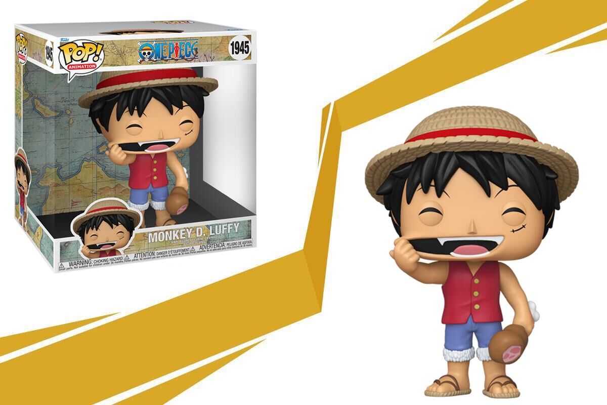 One Piece – Monkey D. Luffy 10” POP Figure | Funko Oversized Anime
