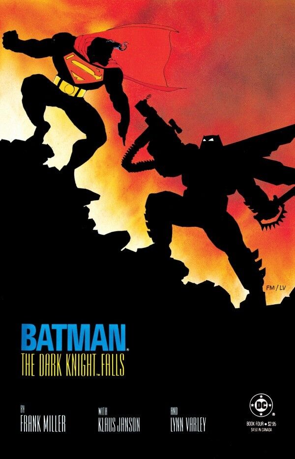 BATMAN DARK KNIGHT RETURNS #4 - 1ST PRINT - VF+ / 1986