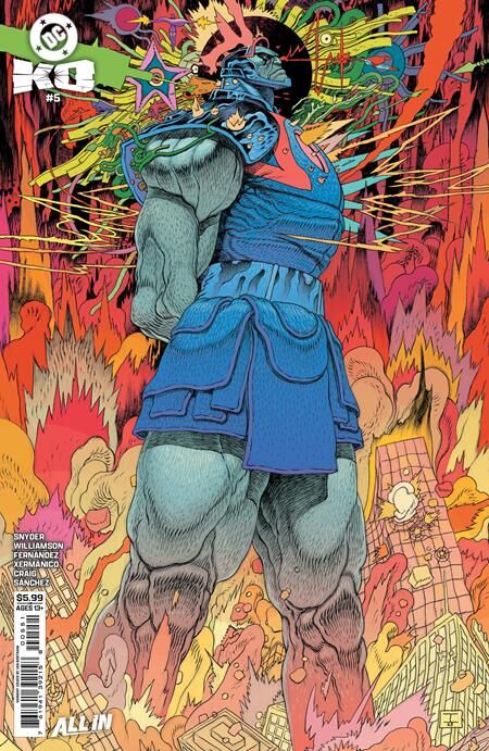 DC K.O. #5 (OF 5) CVR E IAN BERTRAM CARD STOCK VAR