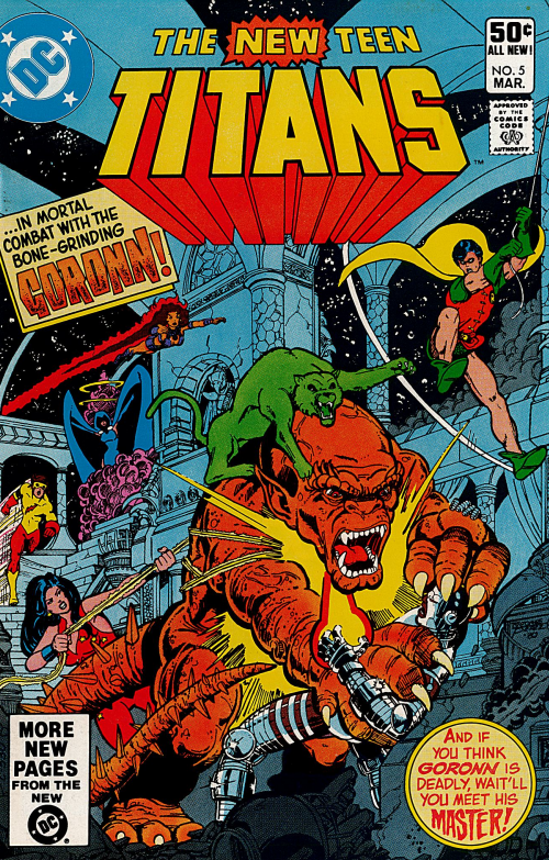 THE NEW TEEN TITANS #5 - 1980 - RAVEN ORIGIN STORY - VF+