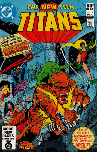 THE NEW TEEN TITANS #5 - 1980 - RAVEN ORIGIN STORY - VF+