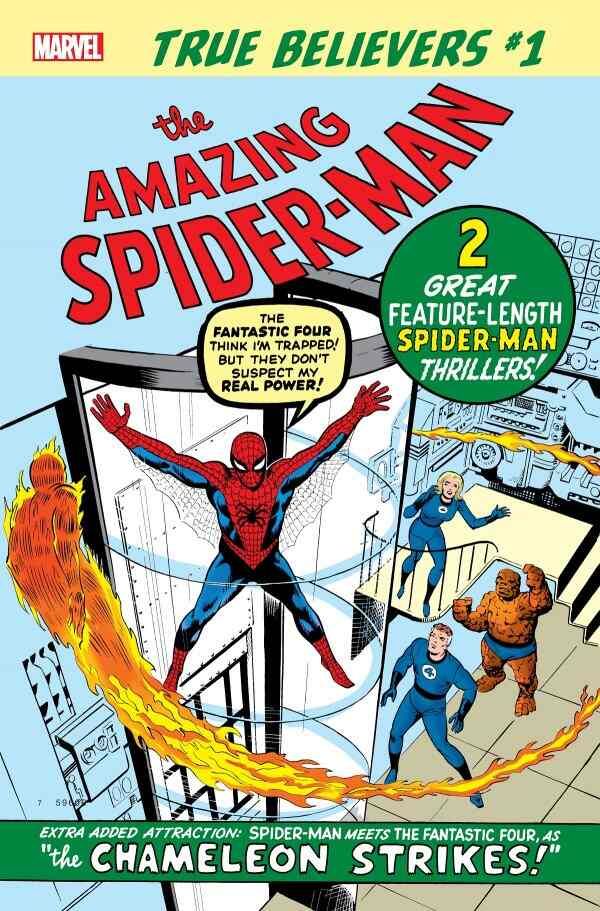 TRUE BELIEVERS: AMAZING SPI8DER-MAN #1 REPRINT (2019) JACK KIRBY COVER