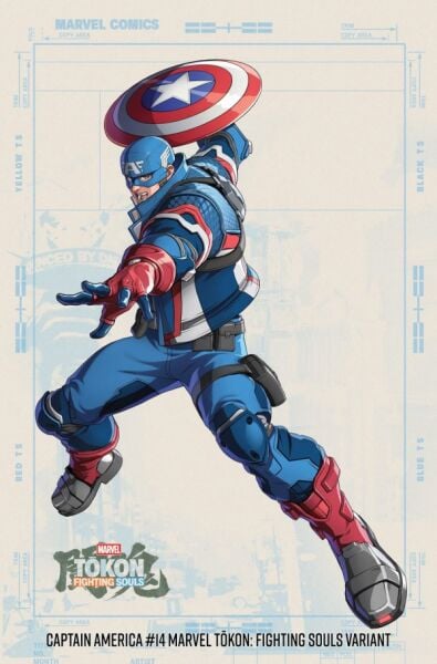 CAPTAIN AMERICA #14 MARVEL TOKON: FIGHTING SOULS VARIANT [ARM] - PRE ORDER
