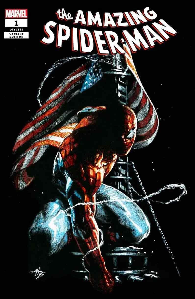 The Amazing Spider-Man #1 Gabriele Dell Otto Exclusive Variant Opt. Trade