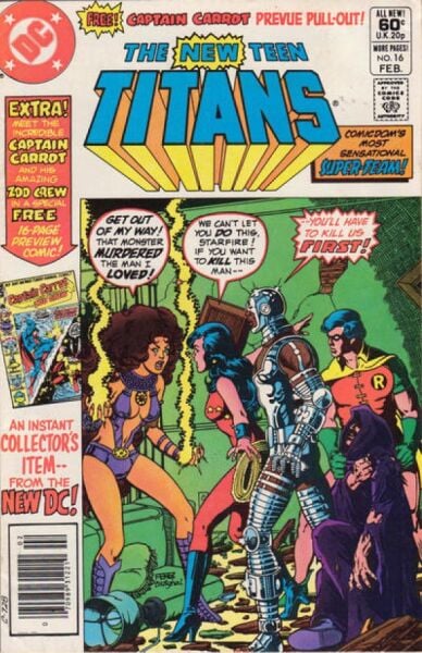 THE NEW TEEN TITANS #16 - 1981 - NEWSSTAND EDITION