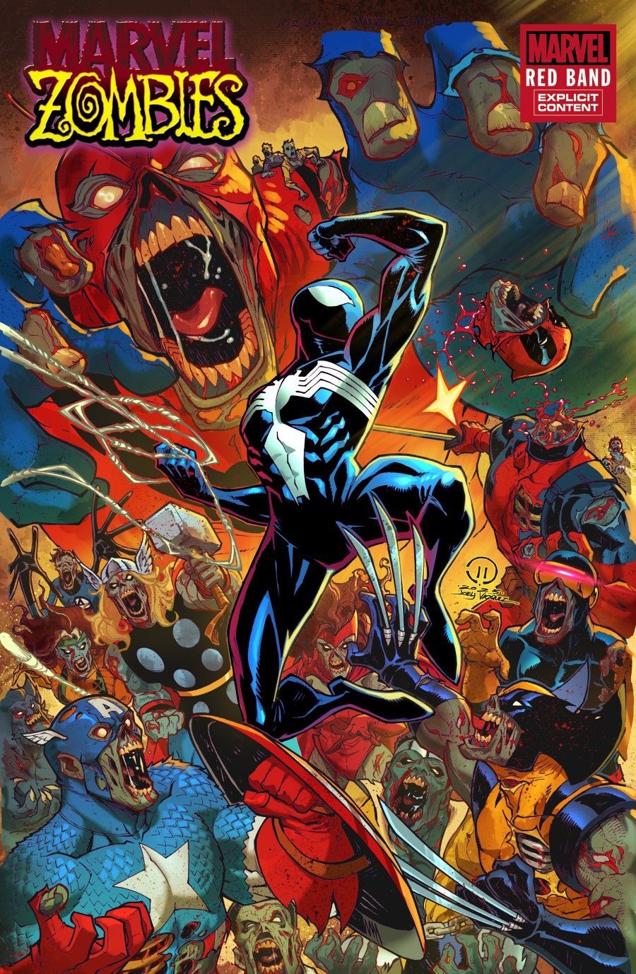 MARVEL ZOMBIES: RED BAND #5 JOEY VASQUEZ VARIANT [POLYBAGGED]