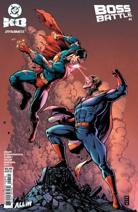 DC K.O. BOSS BATTLE #1 (ONE SHOT) CVR B DARICK ROBERTSON CARD STOCK VAR