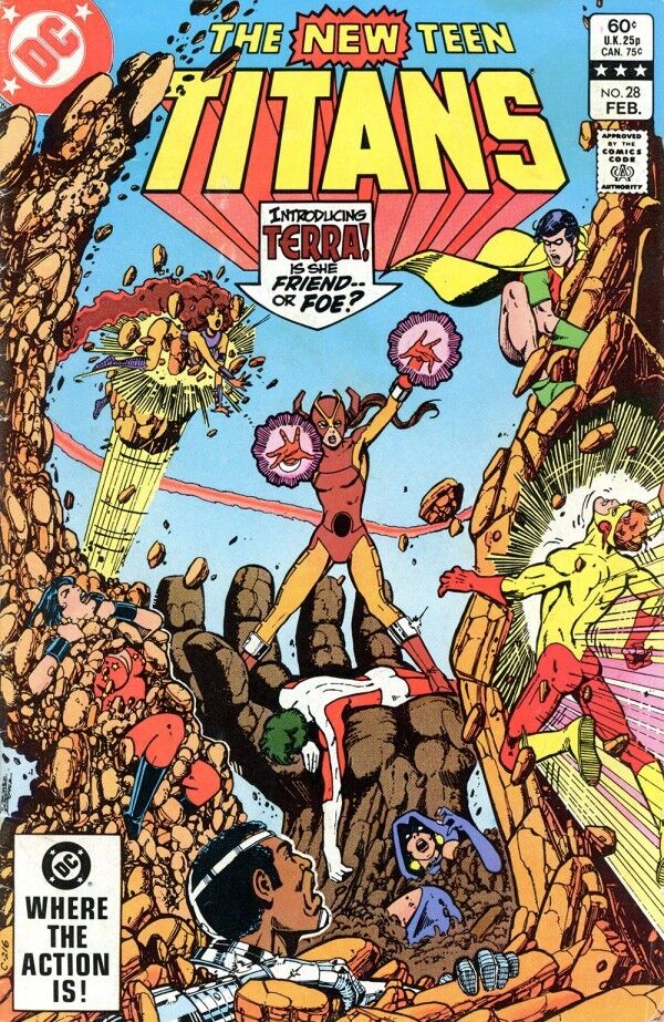 THE NEW TEEN TITANS #28 - 1982 - NEWSSTAND EDITION