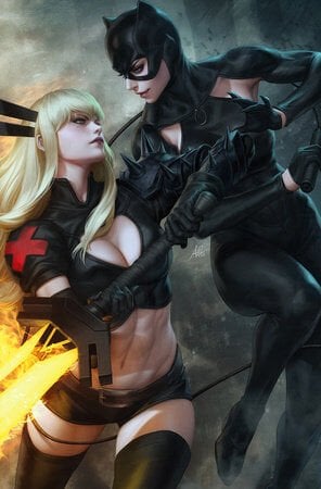 MARVEL/DC: DEADPOOL/BATMAN #1 ARTGERM VIRGIN VARIANT 1:100