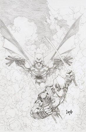 MARVEL/DC: DEADPOOL/BATMAN #1 GREG CAPULLO VIRGIN SKETCH VARIANT 1:200