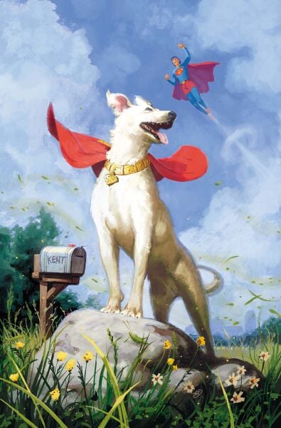 KRYPTO THE LAST DOG OF KRYPTON #5 (OF 5) CVR B DAVID TALASKI CARD STOCK VAR