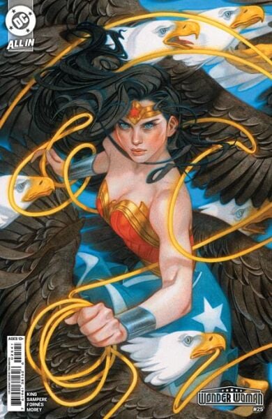 WONDER WOMAN #25 CVR H INC 1:25 TRAN NGUYEN CARD STOCK VAR