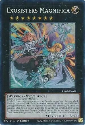 Exosisters Magnifica - RA02-EN038 - Collector's Rare 1st Edition Rarity Collection II Singles