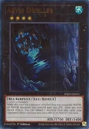 Abyss Dweller - RA02-EN033 - Ultra Rare 1st Edition Rarity Collection II Singles