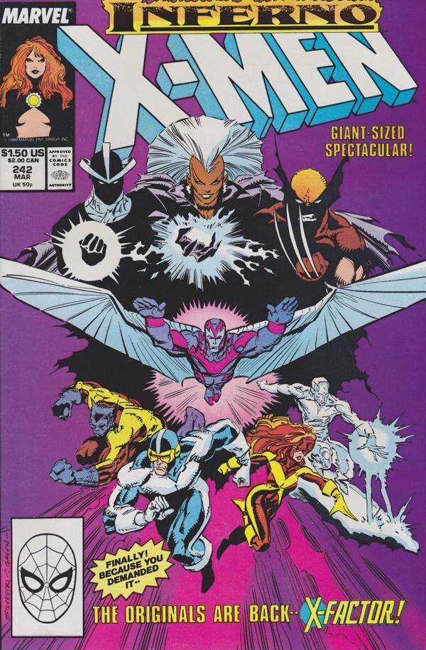UNCANNY X-MEN #242 - 1988