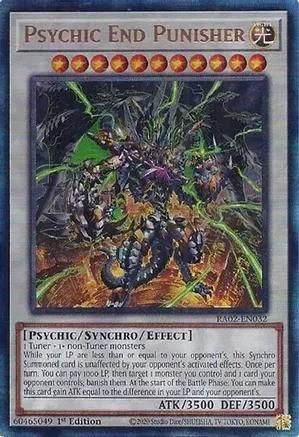 Psychic End Punisher - RA02-EN032 - Ultimate Rare 1st Edition Rarity Collection II Singles