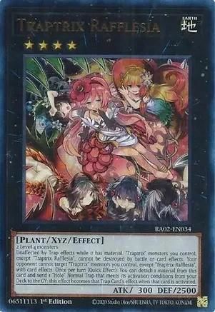 Traptrix Rafflesia - RA02-EN034 - Ultra Rare 1st Edition Rarity Collection II Singles