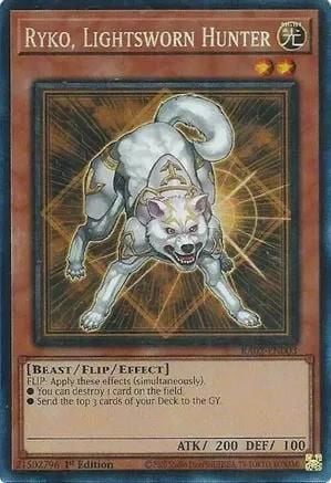 Ryko, Lightsworn Hunter - RA02-EN003 - Collector's Rare 1st Edition Rarity Collection II Singles