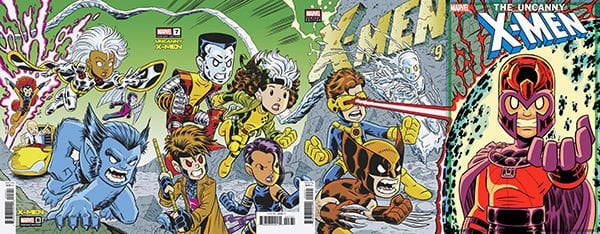 X-MEN CROSSOVER CONNECTING HOMAGE GIARRUSSO VARIANT SET