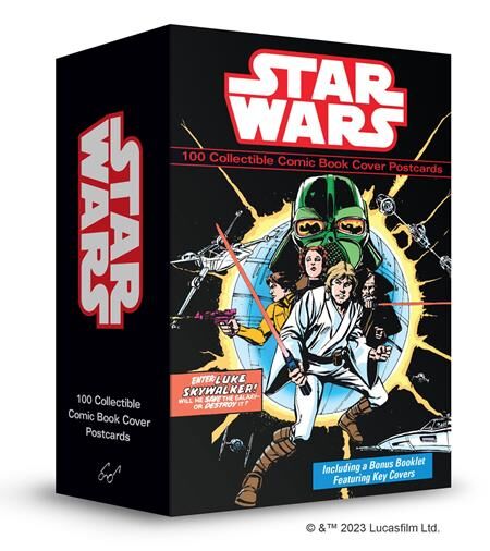 STAR WARS 100 COLLECTIBLE COMIC BOOK COVER POSTCARDS