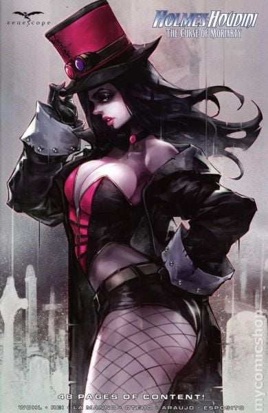 Holmes & Houdini: Curse Of Moriarty #1 Cover D Ivan Tao Variant