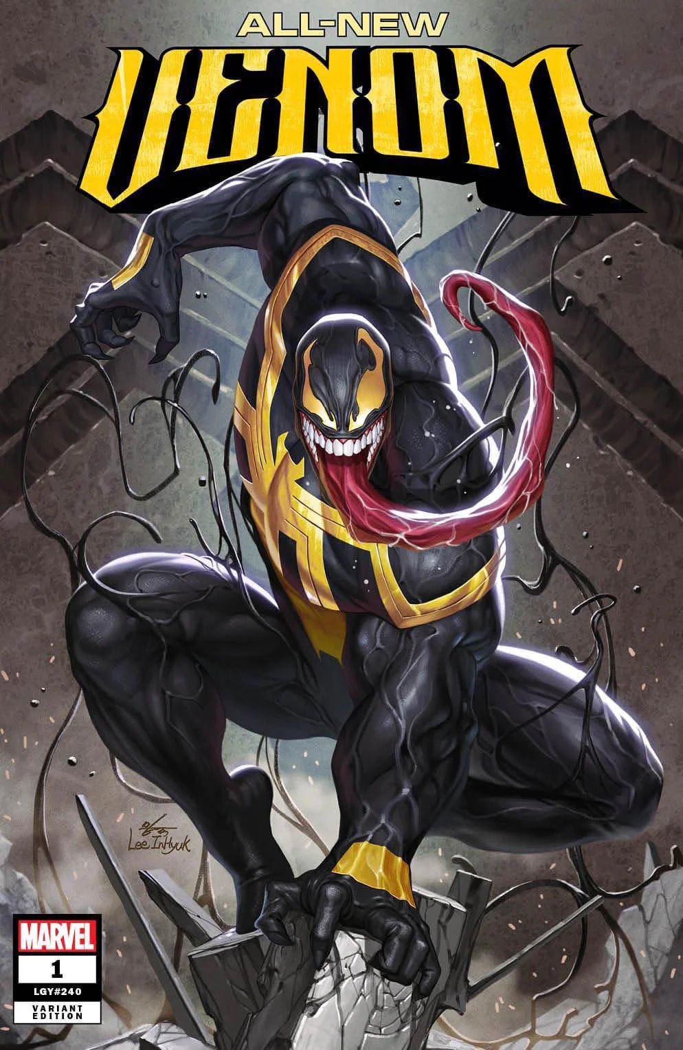 ALL NEW VENOM #1 - INHYUK LEE EXCLUSIVE VARIANT 1000 LTD + COA - PRE ORDER