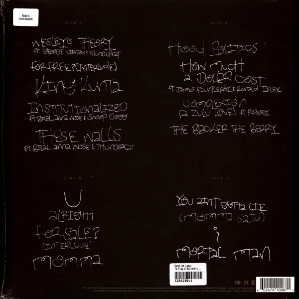 Kendrick Lamar - To Pimp A Butterfly 10th Anniversary  Exclusive Metallic Blends Colored Vinyl Edition