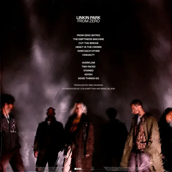 LINKIN PARK - FROM ZERO TRANSPARENT PETROL VINYL EDITION
