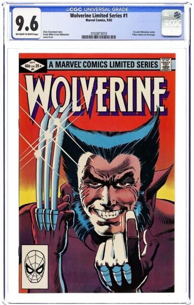 WOLVERINE (1982 LIMITED SERIES) #1 DIRECT EDITION CGC 9.6