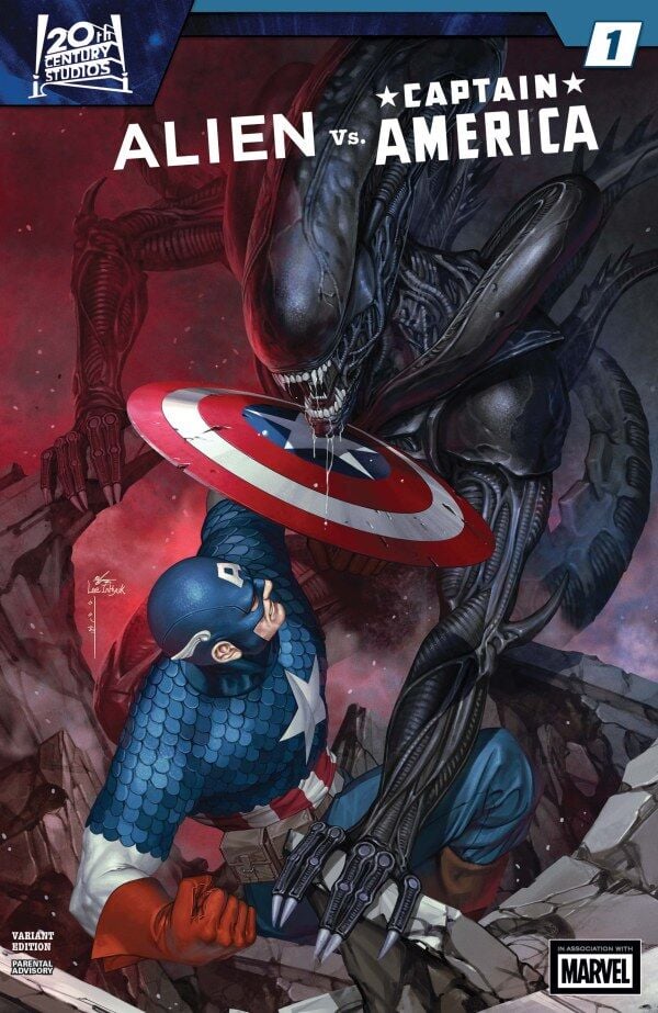ALIEN VS CAPTAIN AMERICA #1 INHYUK LEE VARIANT