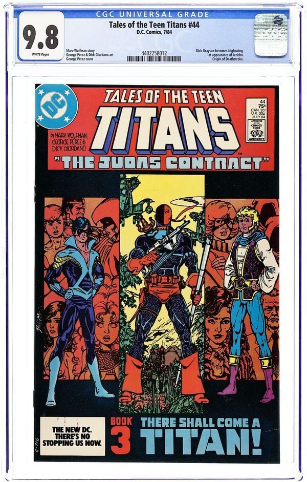 NEW TEEN TITANS (1980) #44 (TALES OF THE TEEN TITANS) CGC 9.8
