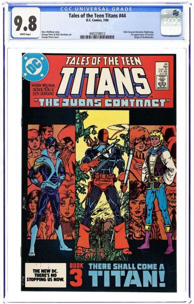 NEW TEEN TITANS (1980) #44 (TALES OF THE TEEN TITANS) CGC 9.8