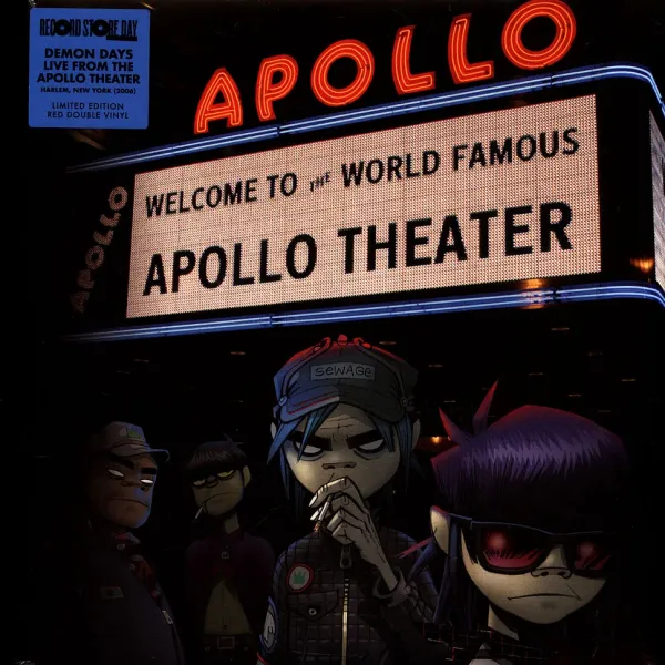 Gorillaz - Demon Days Live In Harlem Record Store Day 2025 Red Vinyl Edition LTD EDITION