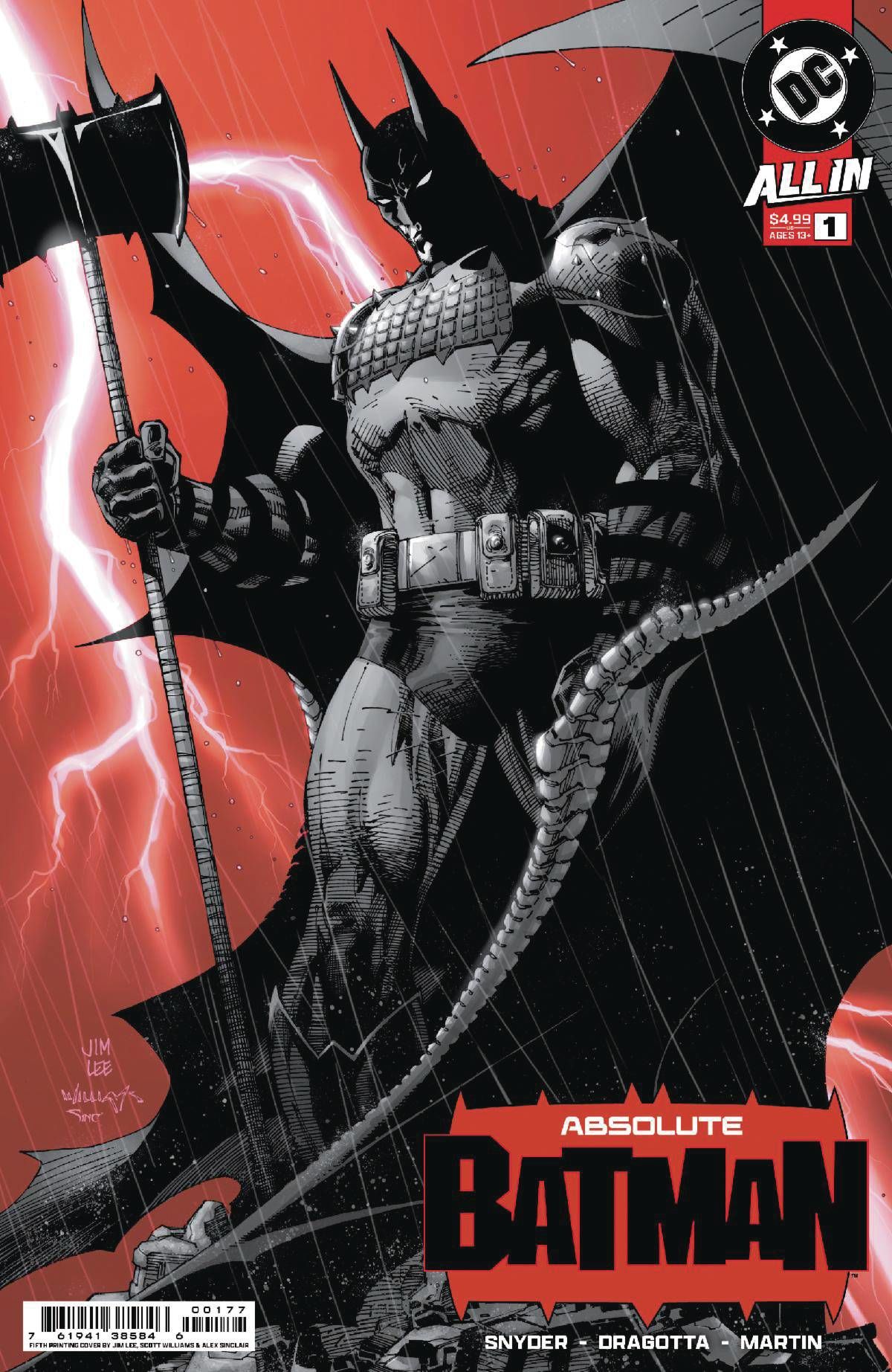 ABSOLUTE BATMAN #1 5TH PTG CVR A JIM LEE