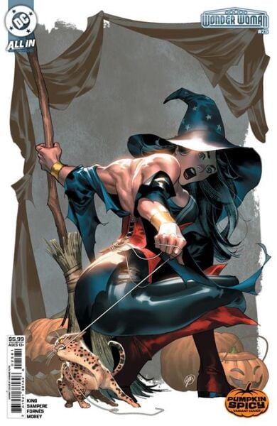 WONDER WOMAN #25 CVR E YASMINE PUTRI PUMPKIN SPICY CARD STOCK VAR