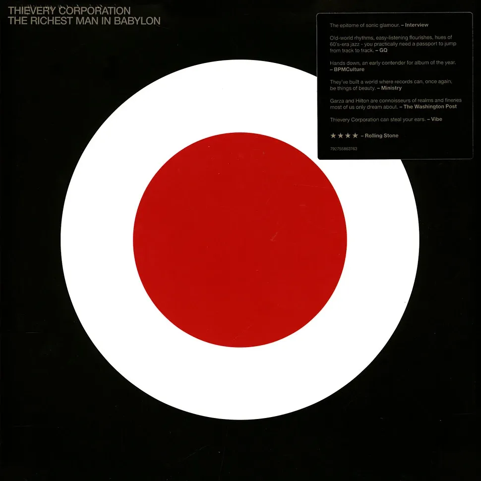 Thievery Corporation - The Richest Man In Babylon 2025 Repress
