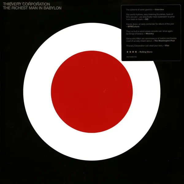 Thievery Corporation - The Richest Man In Babylon 2025 Repress