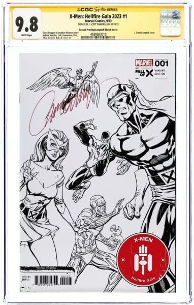 X-MEN: HELLFIRE GALA (2023) #1N CGC 9.8 SIGNATURE SERIES – J. SCOTT CAMPBELL SIGNED