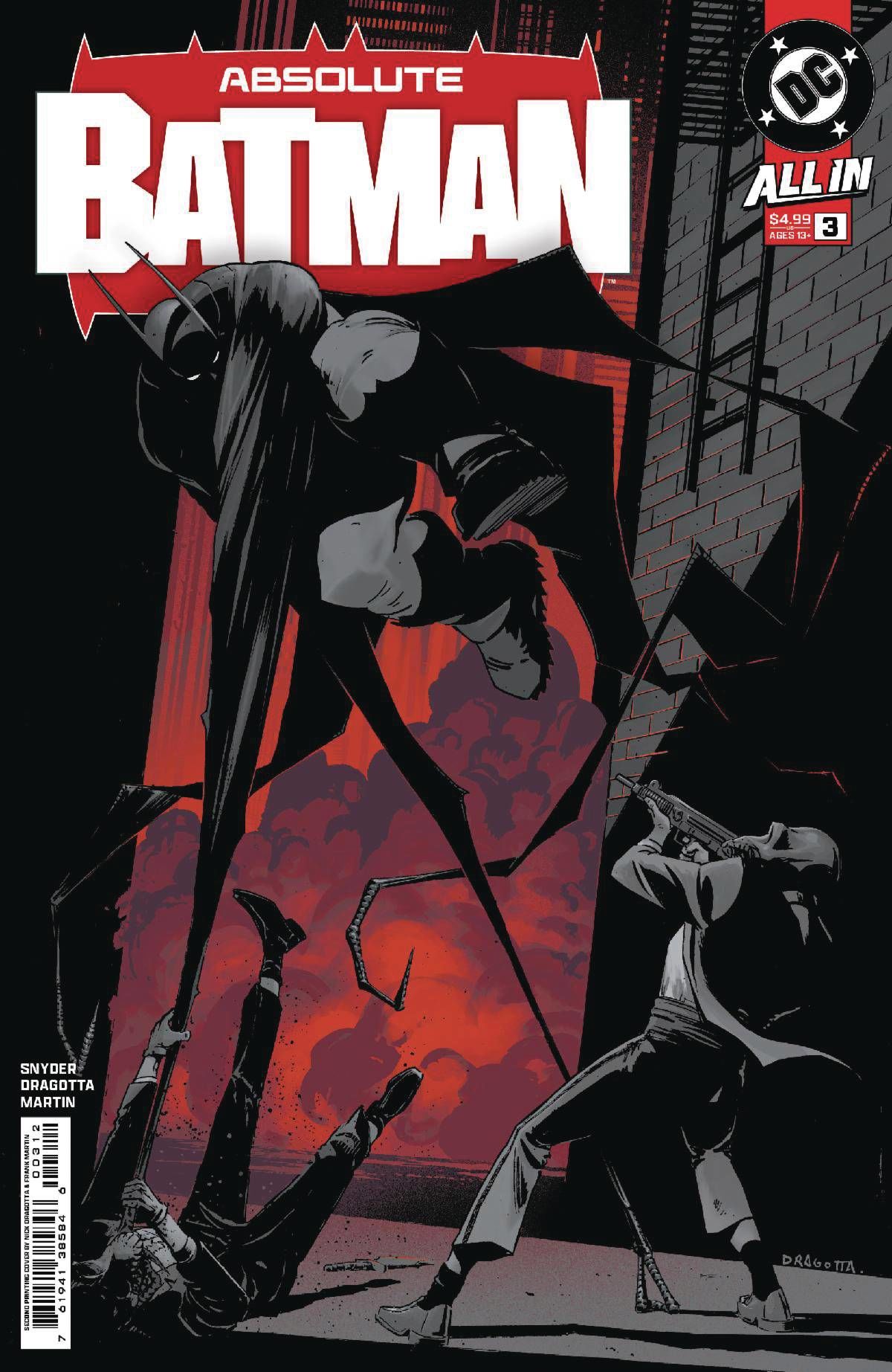 ABSOLUTE BATMAN #3 2ND PTG NICK DRAGOTTA