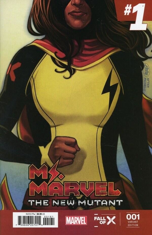Ms. Marvel: The New Mutant #1 - Betsy Cola Homage Variant